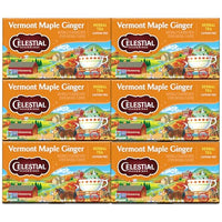 Thumbnail for Image 1 of Default Title for the product Celestial Seasonings Herbal Tea Vermont Maple Ginger Caffeine Free 20 Count Pack of 6
