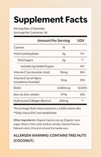 Thumbnail for Image 2 of Black Girl Vitamins Collagen Gummies for Hair, Skin, and Nail Support, 60ct