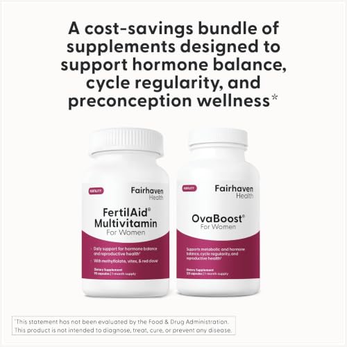 Image 5 of Fairhaven Health FertilAid Multivitamin & OvaBoost Capsules