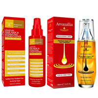 Thumbnail for Image 1 of Default Title for the product Arvazallia Premium Argan Oil Hair Treatment and Leave-in Mask & Hydrating Conditioner Spray Bundle