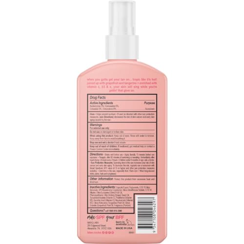 Image 2 of B.TAN 15 SPF Tanning Oil - Dark Intensifier Dry Spray, Sun Tan Bronzer