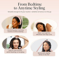 Thumbnail for Image 6 of Kitsch Satin Heatless Curls Overnight Set - Micro Dot