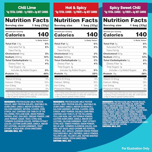 Image 2 of Quest Nutrition Tortilla Style Protein Chips, Spicy Variety Pack, 12 Count
