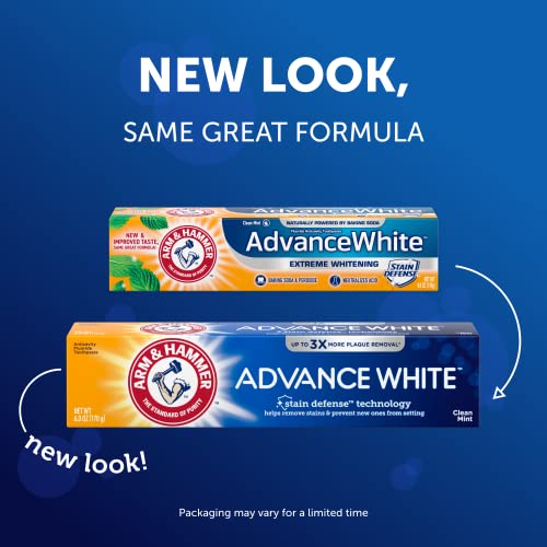 Image 4 of ARM & HAMMER Advance White Extreme Whitening Toothpaste 6 oz Twin Pack