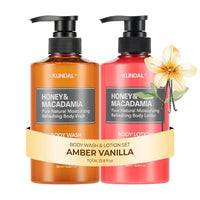 Thumbnail for Image 5 of A. Amber Vanilla for the product KUNDAL Soymilk Body Wash and Body Cream Set