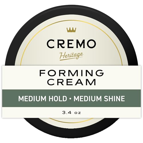 Image 1 of Default Title for the product Cremo Forming Hair Styling Cream for Men, Medium Hold & Shine, 3.4 Ounce (Pack of 12)