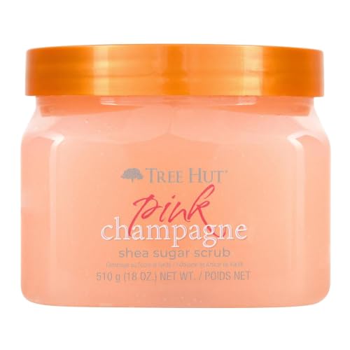 Image 1 of Default Title for the product Tree Hut Pink Champagne Body Scrub, Exfoliating Sugar Scrub, Vegan, 18 Oz