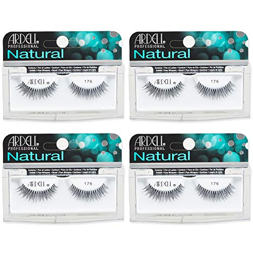 Image 1 of Default Title for the product Ardell Lashes 176 Natural Looking False Eyelashes 4 Pack