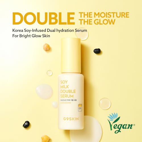 Image 2 of G9SKIN Korean Vegan Ceramide Serum with Soy Milk for Dry Skin, 50 ml