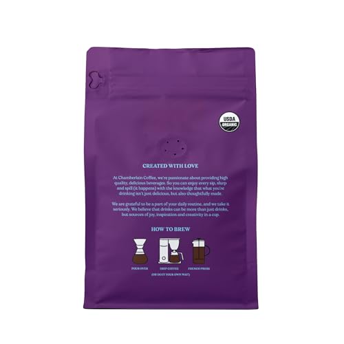Image 2 of Chamberlain Coffee Organic Ground Coffee - Espresso Dark Roast, 10 Ounces