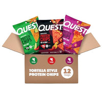 Thumbnail for Image 1 of Default Title for the product Quest Nutrition Tortilla Style Protein Chips, Spicy Variety Pack, 12 Count