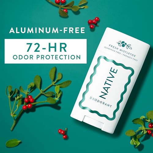 Image 2 of Native Deodorant Holiday Edition Fresh Mistletoe Scent 2.65 Ounce Pack of 12