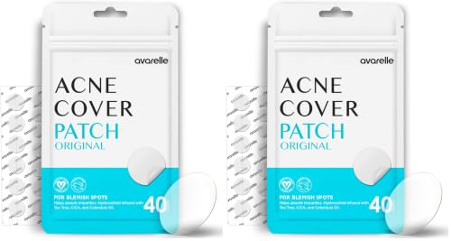 Image 2 of 40 Count (Pack of 2) for the product AVARELLE Hydrocolloid Pimple Patches