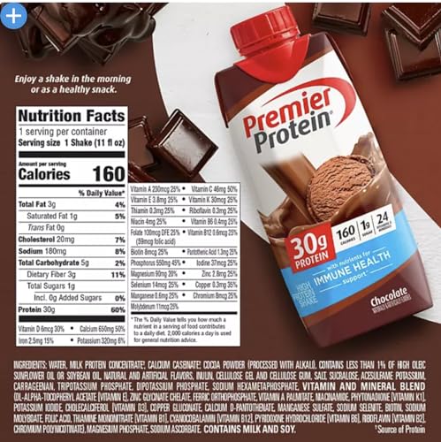 Image 3 of Premier Protein Chocolate Shake 18 count
