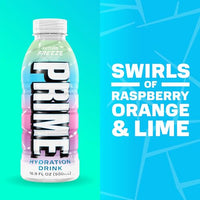 Thumbnail for Image 3 of PRIME Hydration FUTURE FREEZE, Sports Drinks with Coconut Water, Electrolyte Enhanced to Replenish Fluids, Zero Added Sugar, B Vitamins, Antioxidants, Made with Natural Flavors, 16.9 Fl Oz 12 Pack
