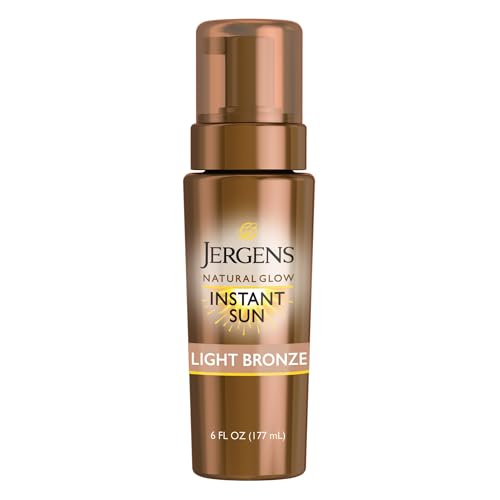 Image 1 of Light Bronze / 6 Fl Oz (Pack of 1) / 1 Pack (6 Fl Oz), Self Tanning Mousse for the product Jergens Natural Glow Self Tanner Mousse