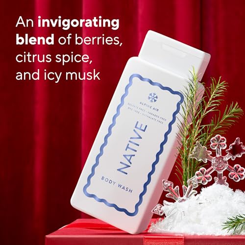 Image 4 of Native Clean Body Wash for Women & Men, Alpine Air Scent, 18 fl oz
