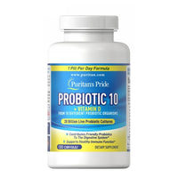 Thumbnail for Puritan's Pride Probiotic 10 with Vitamin D 120 Capsules