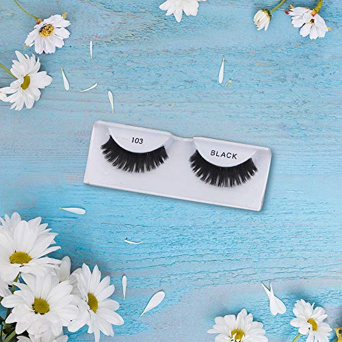Image 3 of Ardell Natural 103 False Eyelashes Full Strip Lashes Black, 4 Pack