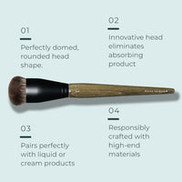 Thumbnail for Image 4 of Rose and Ben Beauty C43 Contour & Sculpting Brush