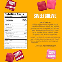 Thumbnail for Image 3 of SmartSweets SweetChews Chewy Candy 45g Bags 4 Pack