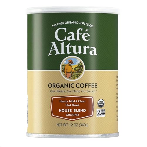 Image 1 of Default Title for the product Cafe Altura Ground Organic Coffee, House Blend, 12 oz