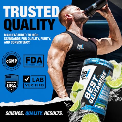 Image 7 of BPI Sports Best Glutamine Supplement – Lime Sherbet Flavor, 50 Servings
