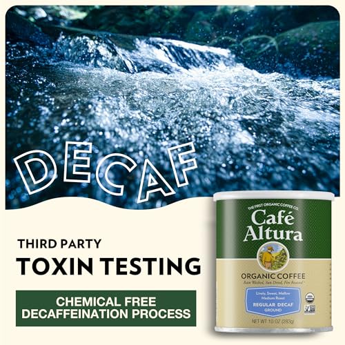Image 7 of Cafe Altura Ground Organic Coffee, Regular Roast Decaf, 10 oz Can
