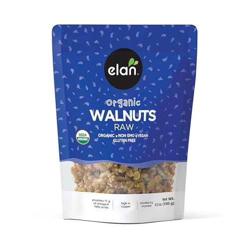 Image 1 of 5.3 Ounce (Pack of 1) for the product Elan Organic Walnuts