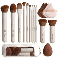 Thumbnail for Image 3 of Beige for the product BS-MALL Makeup Brush Set