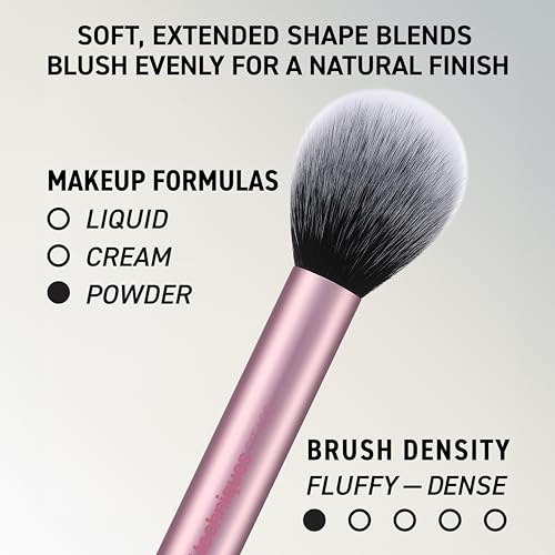 Image 5 of Real Techniques 6 Piece Everyday Essentials Makeup Brush Set, Includes 4 Brushes & 2 Makeup Sponges for Foundation, Blush, Bronzer, Contour, Eyeshadow & Powder, Travel Gift Set, Cruelty-Free & Vegan