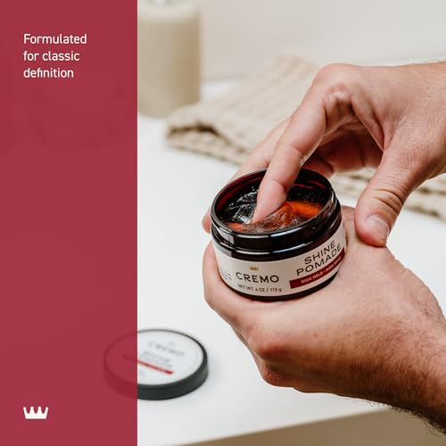 Image 4 of Cremo Shine Hair Pomade for Men, High Hold & Shine, 4 oz