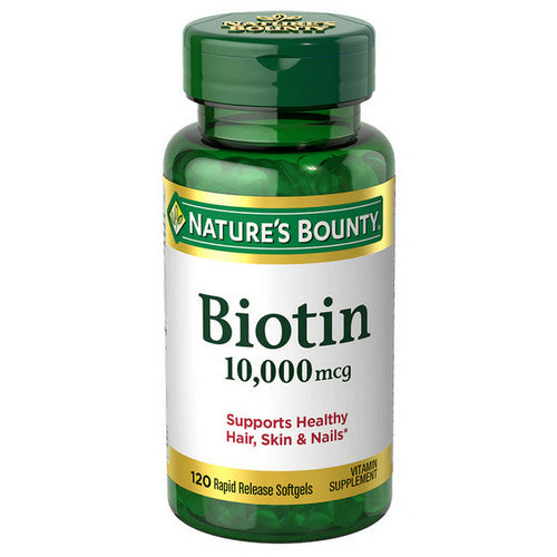 Nature's Bounty Biotin 10000 mcg 120 Softgels
