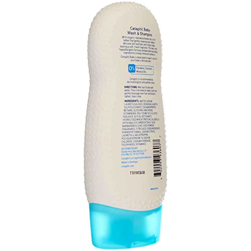 Image 5 of Cetaphil Baby Wash & Shampoo with Organic Calendula 7.8 FL OZ (230 mL) Pack of 2
