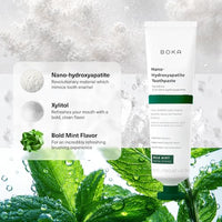 Thumbnail for Image 4 of Boka Toothpaste - Nano Hydroxyapatite Toothpaste, Fluoride Free Toothpaste
