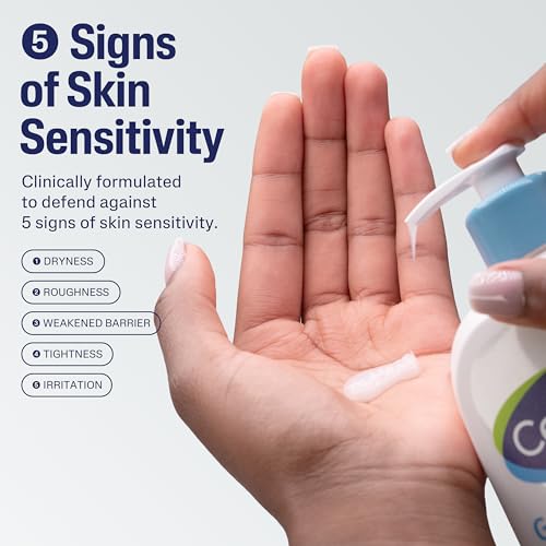 Image 4 of Cetaphil Gentle Cleanser, Hydrating Face Wash, Sensitive Skin, 20oz
