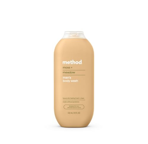 Image 2 of 18 Fl Oz (Pack of 12) for the product Method Body Wash, Moss + Meadow, 18 oz