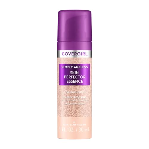 Image 11 of 10 Fair / 1 Fl Oz (Pack of 1) for the product Covergirl Simply Ageless Skin Perfector Essence Foundation