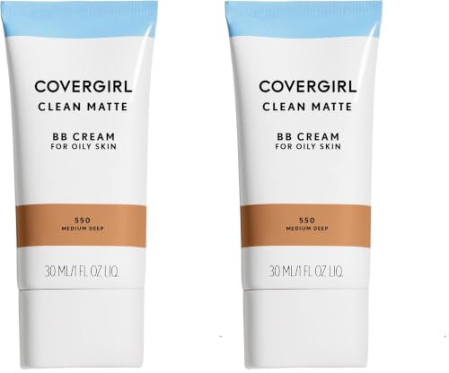Image 8 of Medium/Deep - 550 / 1 Fl Oz (Pack of 2) for the product COVERGIRL Clean Matte BB Cream