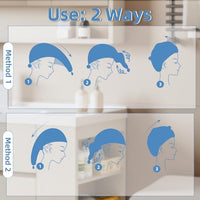 Thumbnail for Image 5 of Amrules Hair Towel Wrap, 4 Packs Turbans for Wet Hair, 9.8