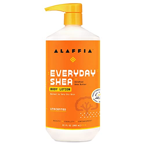 Image 1 of Default Title for the product Alaffia EveryDay Shea Body Lotion, Unscented, 32 Oz