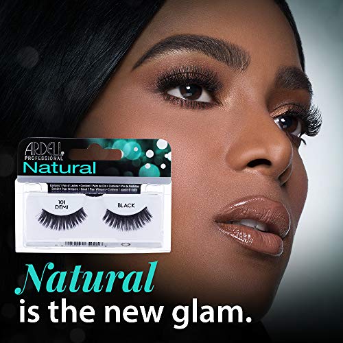 Image 2 of Ardell False Eyelashes Demi 101 - Black, Full Volume, Rounded Strip Wispy Lashes for a Natural Look, 4 Pack