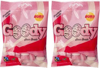Thumbnail for Image 1 of Default Title for the product BUBS Goody Candy Ovals Godis Pack (2 pack - Strawberry/Vanilla)
