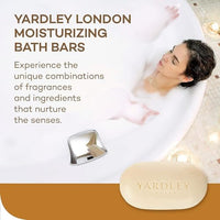 Thumbnail for Image 4 of YARDLEY LONDON Yardley Oatmeal and Almond Bar Soap, 4 Ounce (Pack of 4)