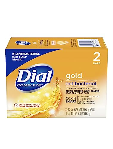 Image 1 of Default Title for the product Dial Gold Antibacterial Deodorant Soap, 2 Pack, Total Net Wt 6.4 oz