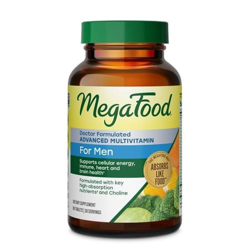 Image 1 of 60 Count (Pack of 1) for the product MegaFood Advanced Multivitamin for Men, Doctor Formulated, 60 Tablets