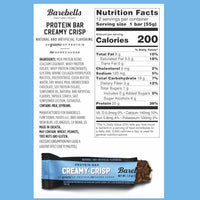 Thumbnail for Image 2 of BAREBELLS Protein Bars Creamy Crisp - 12 Count, 20g High Protein Treats