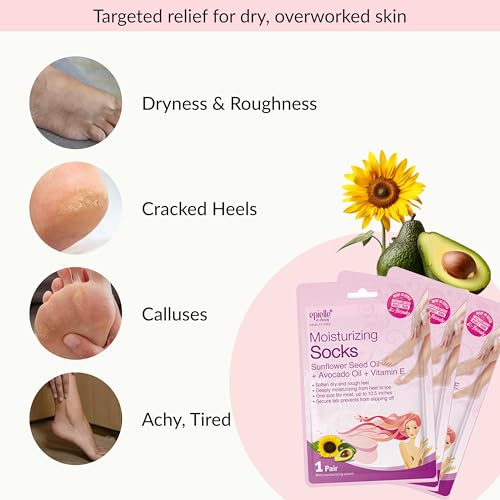 Image 4 of Epielle Moisturizing Foot Mask 6 Pairs