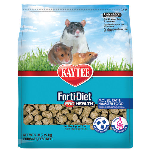 Kaytee Pro Health Mouse, Rat, and Hamster Food 1 Each/5 lb by Kaytee