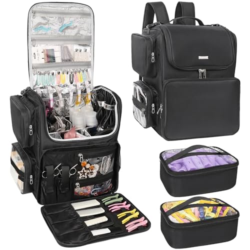Image 2 of Black for the product Relavel Hair Tools Travel Bag